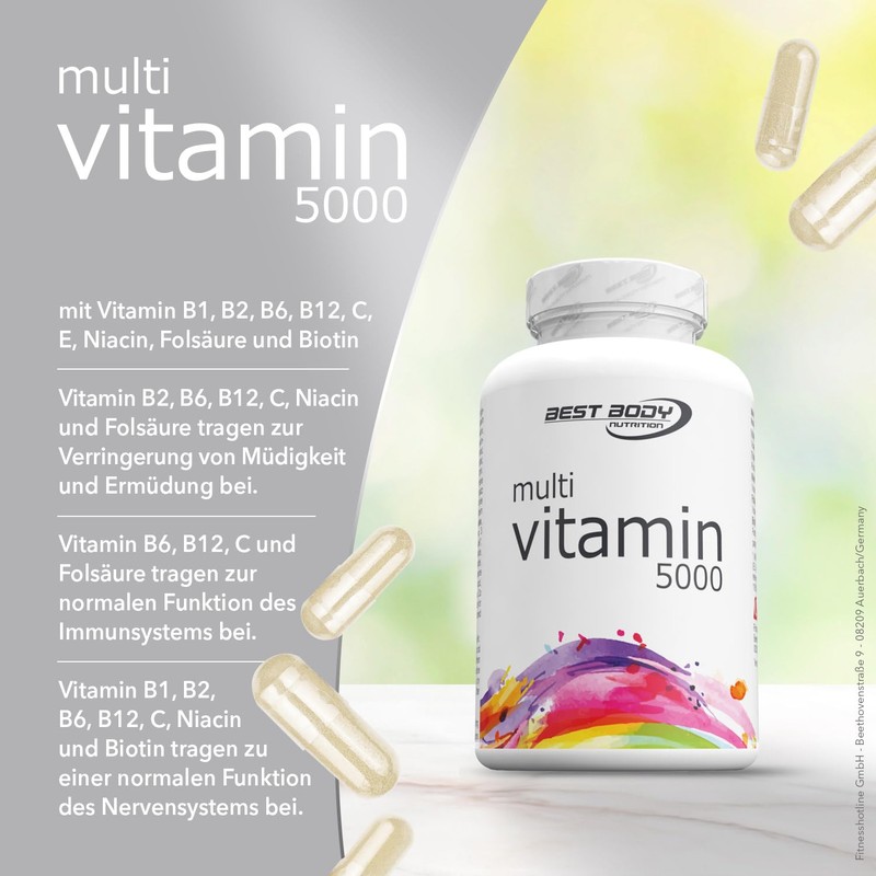 Best Body Nutrition Multi 5000, 100 St. Dose, 89 g