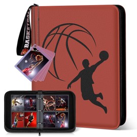 720 Pockets Basketball Card Binder with Sleeves Trading Card Binder for Basketball Cards, Soccer Cards, Sport Cards, Trading Cards,Removable Sheets Basketball Card Holder…