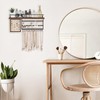 Mkono Hanging Jewelry Organizer Wall Mounted Jewelry Organizer Necklace Holder