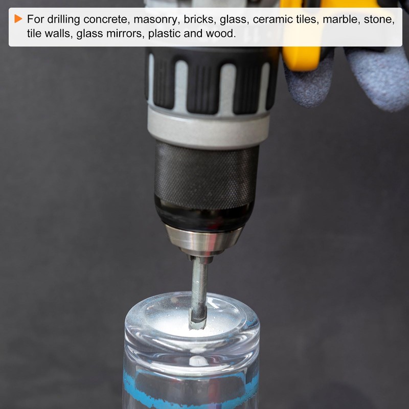 sourcing map 12pcs Concrete Masonry Drill Bits 3mm (1/8") Tungsten