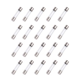 EC Buying 20 Pcs F12AL 250V 12A Fast-Blow Glass Fuses, 6x30mm/0.24x1.18 inch Fuse (12Amp) (F12AL250V)