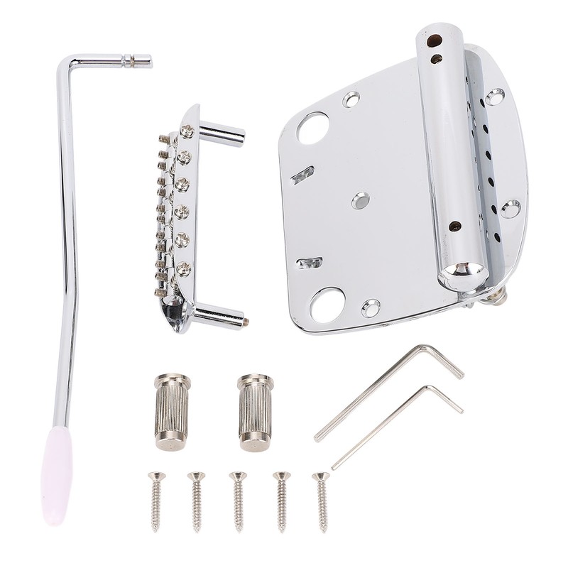 Guitar Tremolo Vibrato Bridge Tailpiece Set Vibrato Tailpiece and Tremolo
