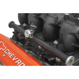 ICT Billet Fuel Pressure External Regulator Plug w/Gauge for LS Truck Intake Manifold Rail Made in Wichita Kansas, from aerospace grade billet aluminum 551285-125NP