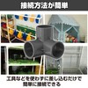 Felimoa PVC Pipe Fittings, PVC Pipe, 3-Way, 3-Way Elbow, Pipe