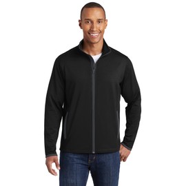 SPORT-TEK Sport-Wick Stretch Contrast Full-Zip Jacket F20