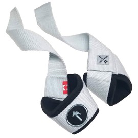 Weightlifting Wrist Support Straps by LOCK-WOOD - Lift Heavier & Secure Your Grip for Deadlifts, Chin-ups, LAT Pull Downs, Hanging Leg/Knee Raises, Dumbell Rows, Kettlebells, etc.