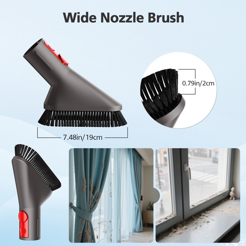 6pcs Vacuum Accessories Compatible with Dyson V7 V8 V11 V10