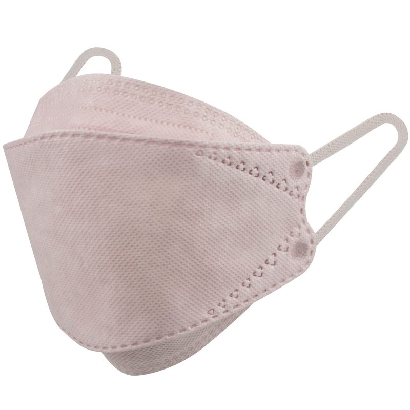 spacious mouth mask pink