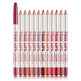 12 Colours Lip Liner Set Waterproof Lipstick Lip Liner Pencil Durable Lip Liner Pencil Set