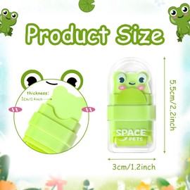 4Pcs Animal Roller Erasers, Cute Pet Roller Erasers, Space Pet Rubber, Cartoon Eraser with Shaving Rollers Case for School Office Supply Stationery