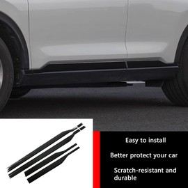 KELEIMAI Car Accessories Fit for Honda CR-V CRV 2023 2024 2025 2026 Body Side Door Molding Cover Trim (Glossy Black) 6PCS ABS