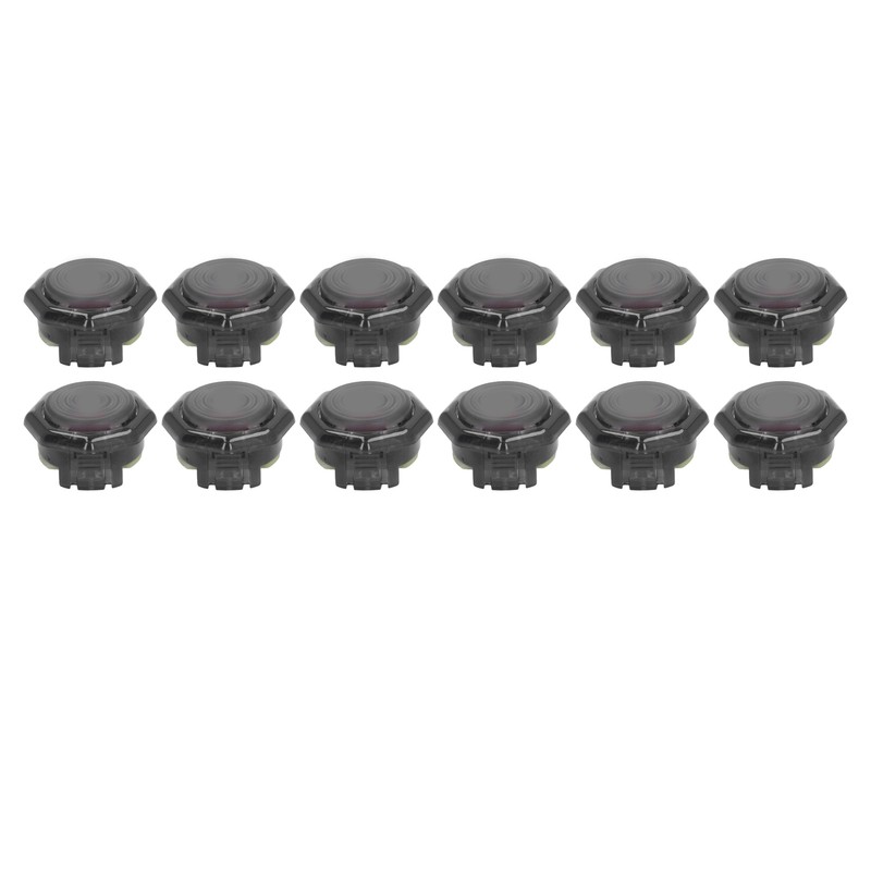 12pcs Arcade Button Professional POM Red Switch Mechanical Push Button