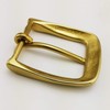 LAXPICOL 1.5"(38mm) Heavy Duty Solid Brass Single Prong Square Belt