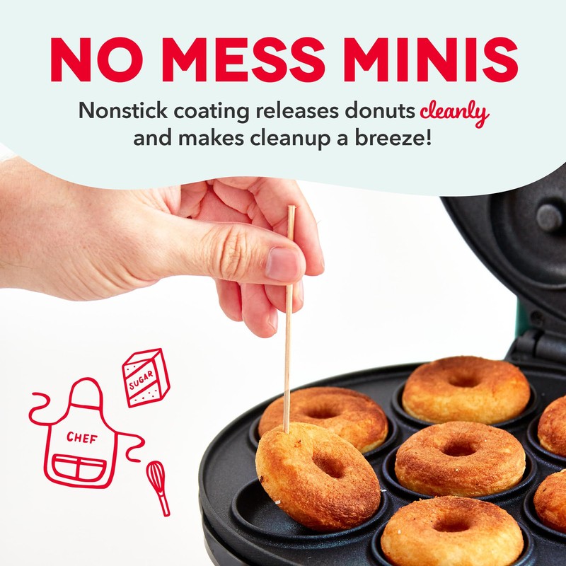 Dash Express Mini Donut Maker - Homemade Dessert Maker -