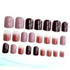 Healeved Press on Nails 48pcs Nail Stickers Glittering Full Nail