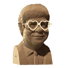 Elton John 3D Cardboard Jigsaw Puzzle - Age 14+ - 118 Pieces - Approx 7" H