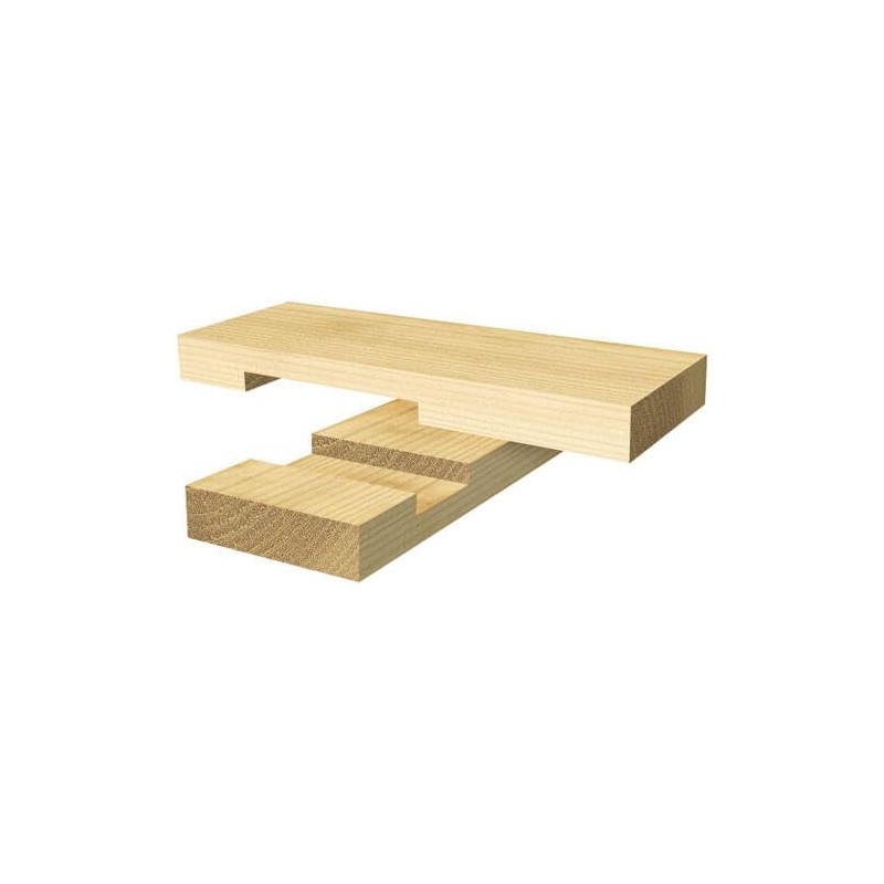 Trend Professional Straight Two Flute Router Cutter, 1/2 Inch Shank,