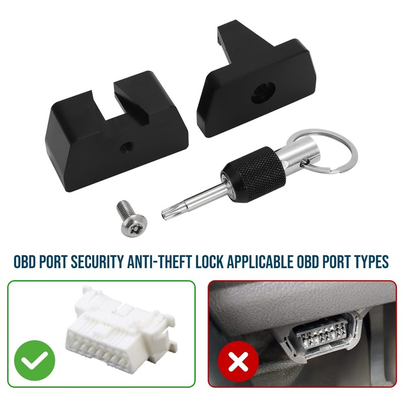 WIKIBB OBD II Port Lock OBD 2 Port-Lock Car Diagnostic