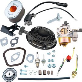 HZ Carburetor Recoil Starter Assembly Tune Up Kit for Honda GX160 GX200 GX120 GX140 Engine