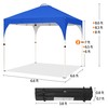 Yaheetech 6.6x6.6 Pop Up Canopy Tent with Vent, Easy Set