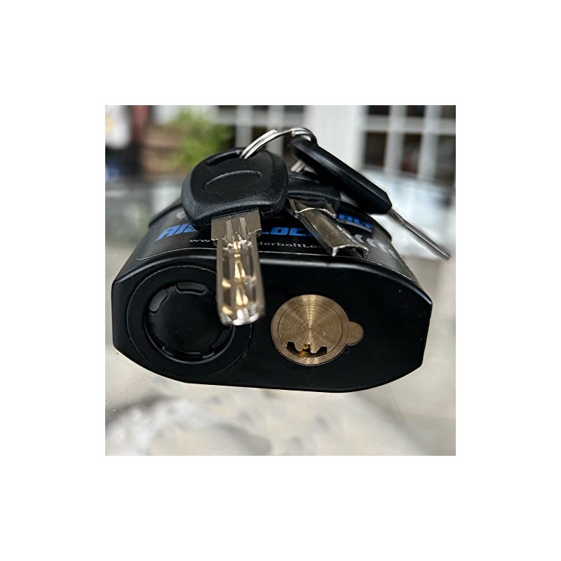 Alarm Padlock Anti-Theft Security Keyed Padlock Lock 110dB (decibels) Sound