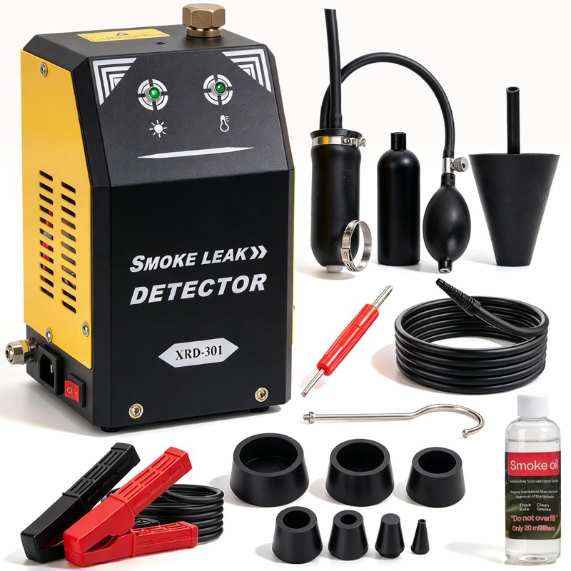 Automotive Smoke Machine with All Accessories & 100ml Smoke Fluid
