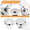 Front Axle Nut Covers Caps for 2024-2026 Harley Street Glide