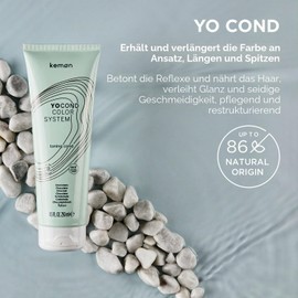 Kemon - Yo Cond Silver Natural Origin Reflective Conditioner with Yogurt Extract and Nourishing and Organic Plants 250ml