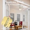 Sophia 4 Pack Self-Closing Door Hinge 3.5 Inch Rounded 5/8