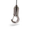 Wire Rope Holder/Gripper 15, Hook with Safety Lock for Ropes