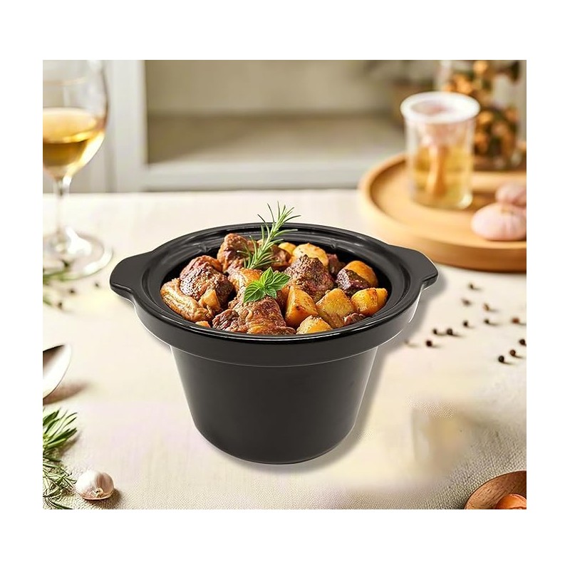 Round 2 qt slow cooker pot replacement, Compatible with 2QT