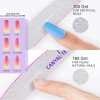 CANVALITE 10 Pack Purple Nail Files 100 180 Grit Emery