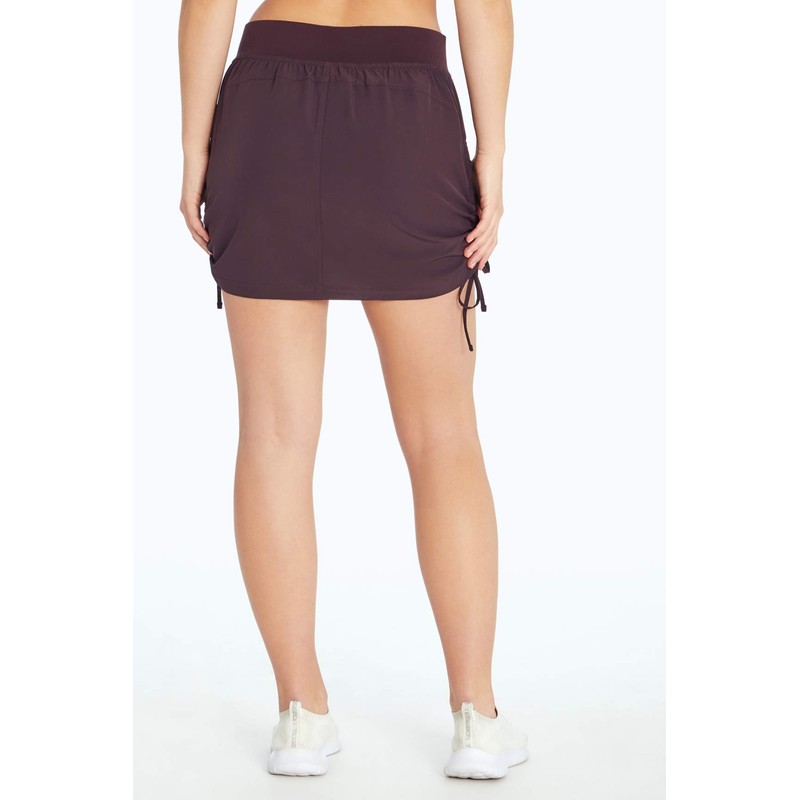 Marika Chelsea - Falda elástica con Bolsillo para Mujer, Ciruela