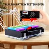 Molutsody Battery Organizer Storage Holder Box Case with Tester, Stores