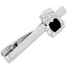 Silver Black Owl Tie Clip Tie Bar Tie Clip n02949,