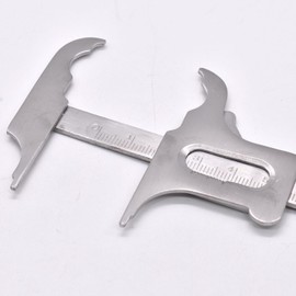 Angzhili 1Pc Dental Vernier Caliper 0-100mm/3.9Inch,Stainless Steel Dentist Vernier Valiper Technician Measuring Ruler for Dental Use Jewelry