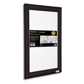 Seco Front Load Easy Open Snap Poster Frame 11" x 14" Black Aluminum