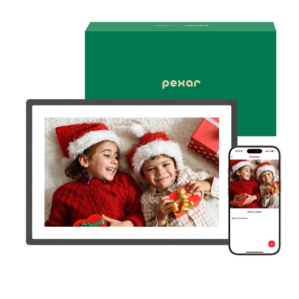 pexar Digital Picture Frame (Powered by Lexar), 10.1-inch Anti-Glare IPS