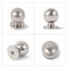 khtumeware Brushed Nickel Cabinet knobs,10 Pack 1 Inch (25mm) Diameter