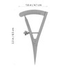 TOYMYTOY Castronomius Stainless Steel Caliper Double Eyelid Designer Measuring Eyelid