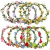 Moomoleeze 30 Pcs Flowers Crown Floral Garland Headband, Bohemian Garland