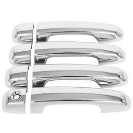 OCPTY 4PCS Door Handle Covers for 2010-2019 for Toyota 4Runner Exterior Driver Side & Passenger Side Car Door Handle Covers Trim Kit Chrome