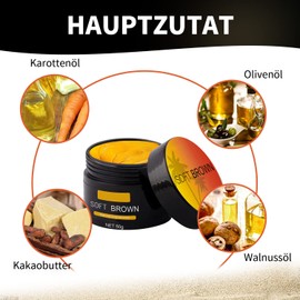 Braun Tanning Cream, Premium Tanning Accelerator Cream, Tanning Accelerator Cream, Effective in Sun Loungers, Quick Tanning