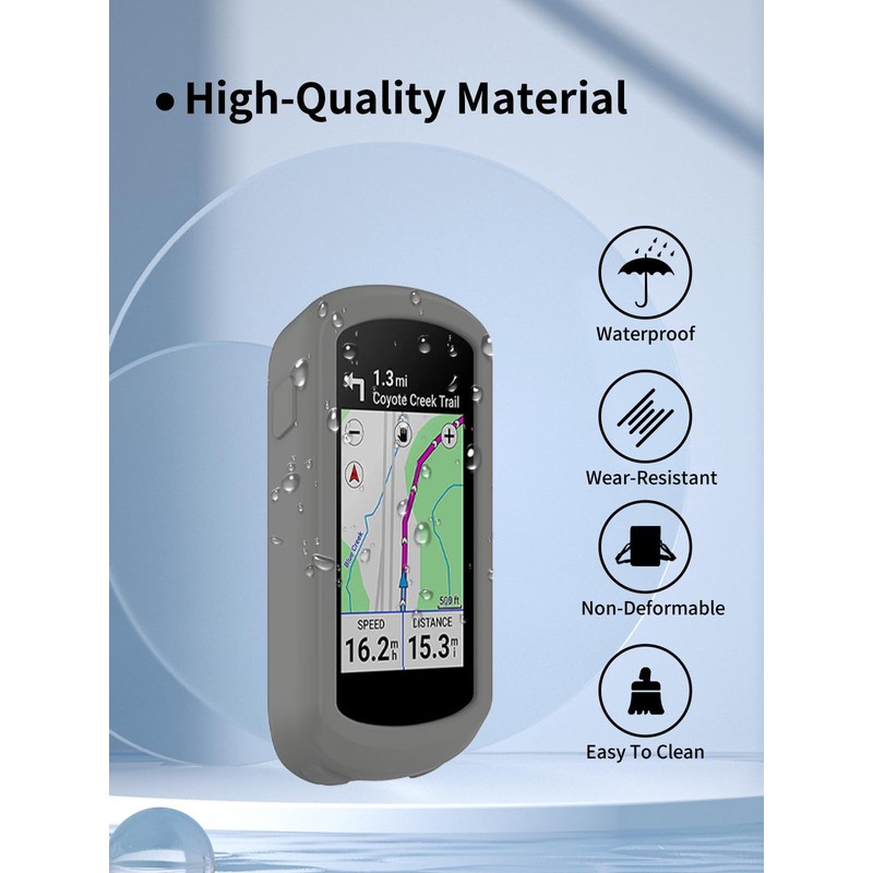 Case for Garmin Edge Explore 2 Bike Computer,Premium Sillence Material,Shock-Absorbing