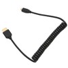 HD Multimedia Interface Cable Spring Retractable A Male to D