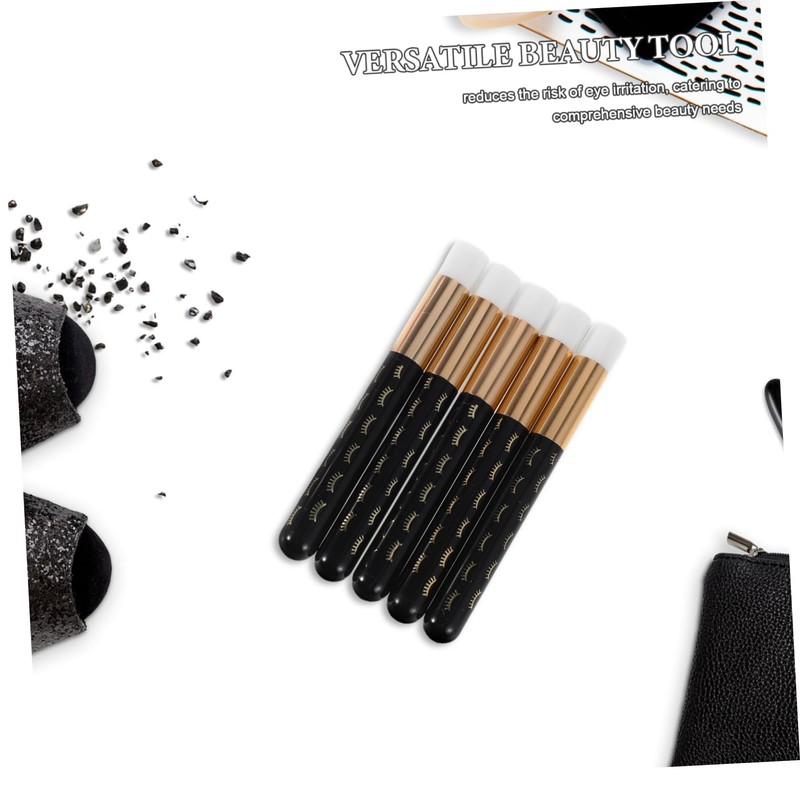 Gatuida 10pcs Eyelash Cleansing Brushes Multifunctional Lash Shampoo Tool for