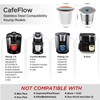 Reusable k Cups for keurig 2.0 1.0,Universal stainless steel Refillable