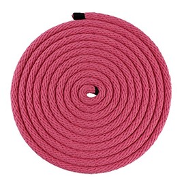 SGT KNOTS All Purpose Solid Braid Cotton Rope for Crafting, DIY Projects, Home Decor & Marine (3/8" x 50ft, Pink)