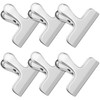 Chip Clips, 6 Pack Bag Clips, Food Clip, Stainless Steel