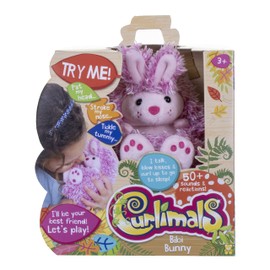 Curlimals Bibi The Bunny Interactive Rabbit Soft Toy With Over 50 Sounds & Reactions, Responds To Touch. 3yrs +